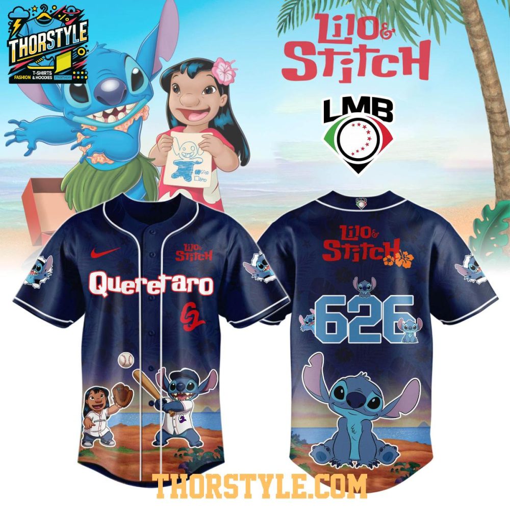 Conspiradores De Querétaro X Lilo &amp; Stitch The Memories Disney 2025 Baseball Jersey